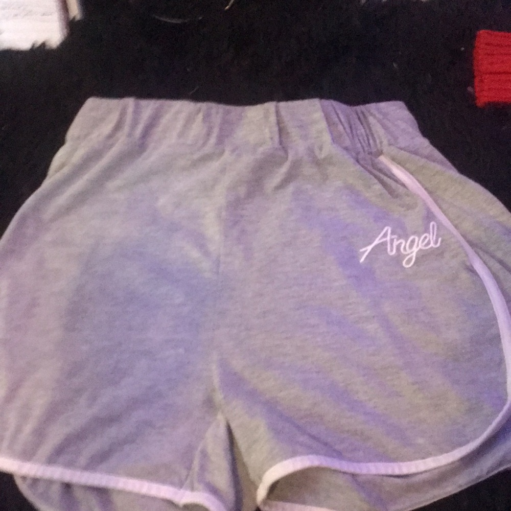 Gray cozy bed time shorts